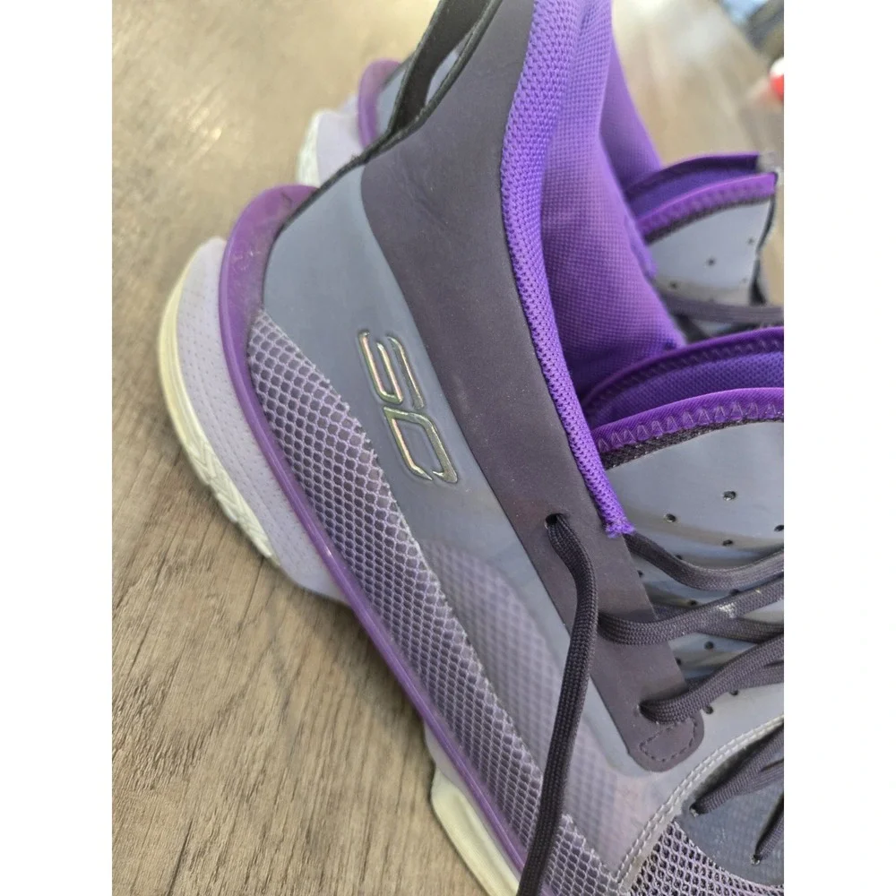Under Armour Curry 7 IWD‎ Purple Basketball Shoes 3023595-500 Size Men 12 W 13.5